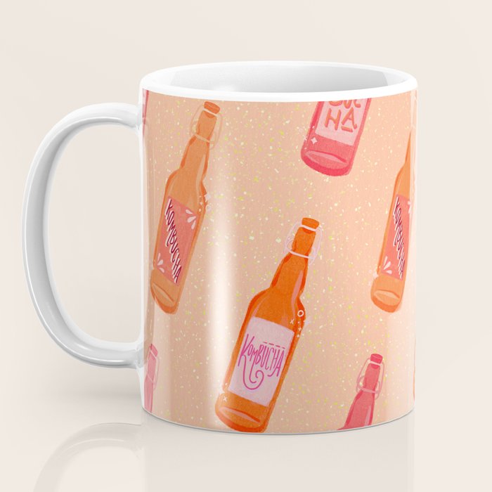 Kombucha Bottles - Pink Coffee Mug Gallery Image 3