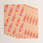 Kombucha Bottles - Pink Wrapping Paper Gallery Image 3