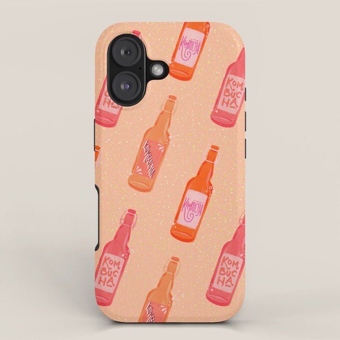 Kombucha Bottles - Pink Iphone Case