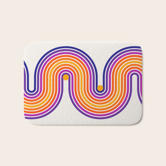 The Groove: Retro 80s Edition Bath Mat Gallery Image 1