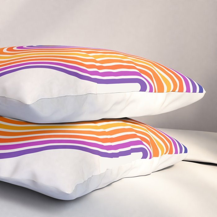 The Groove: Retro 80s Edition Pillow Sham Gallery Image 3