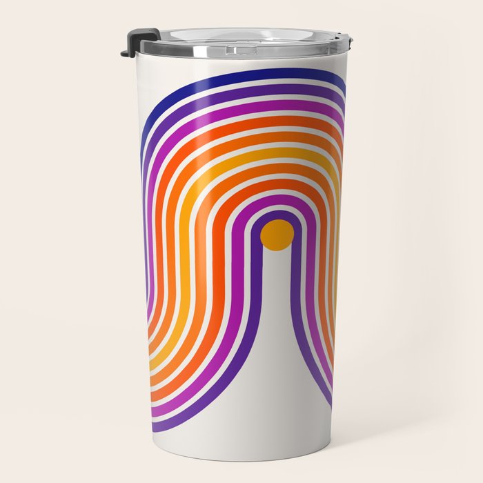 The Groove: Retro 80s Edition Travel Mug Gallery Image 3