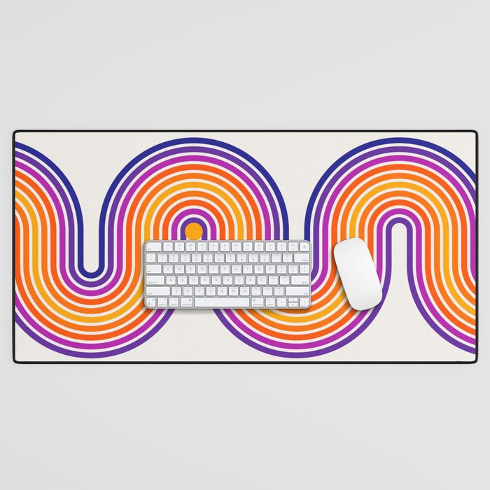 The Groove: Retro 80s Edition Desk Mat Gallery Image 1