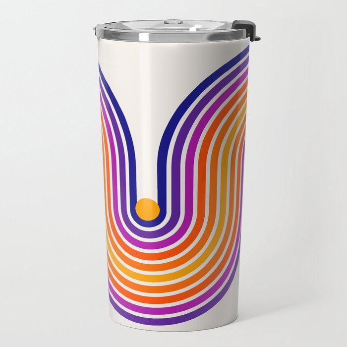 The Groove: Retro 80s Edition Travel Mug Gallery Image 2