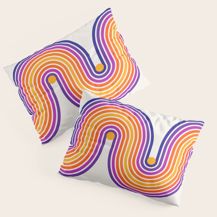 The Groove: Retro 80s Edition Pillow Sham Gallery Image 3