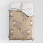 Coffee Makes Cat Poop Comforter Gallery Image 6