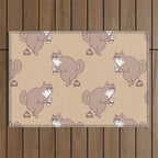 Coffee Makes Cat Poop Outdoor Rug Gallery Image 1