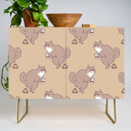 Coffee Makes Cat Poop Credenza Gallery Image 1