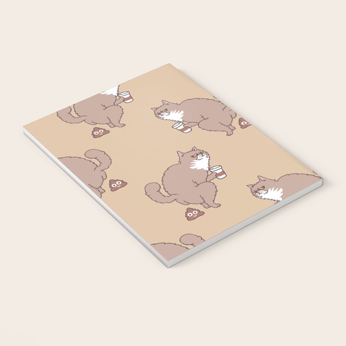 Coffee Makes Cat Poop Notebook Gallery Image 3
