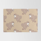 Coffee Makes Cat Poop Rug Gallery Image 2