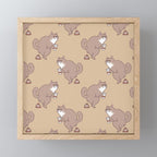 Coffee Makes Cat Poop Mini Art Print Gallery Image 1
