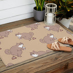 Coffee Makes Cat Poop Outdoor Rug Gallery Image 2