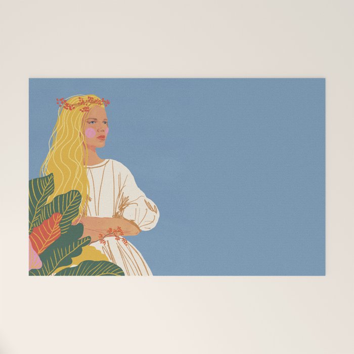 Her Name Is Courage Welcome Mat Gallery Image 1