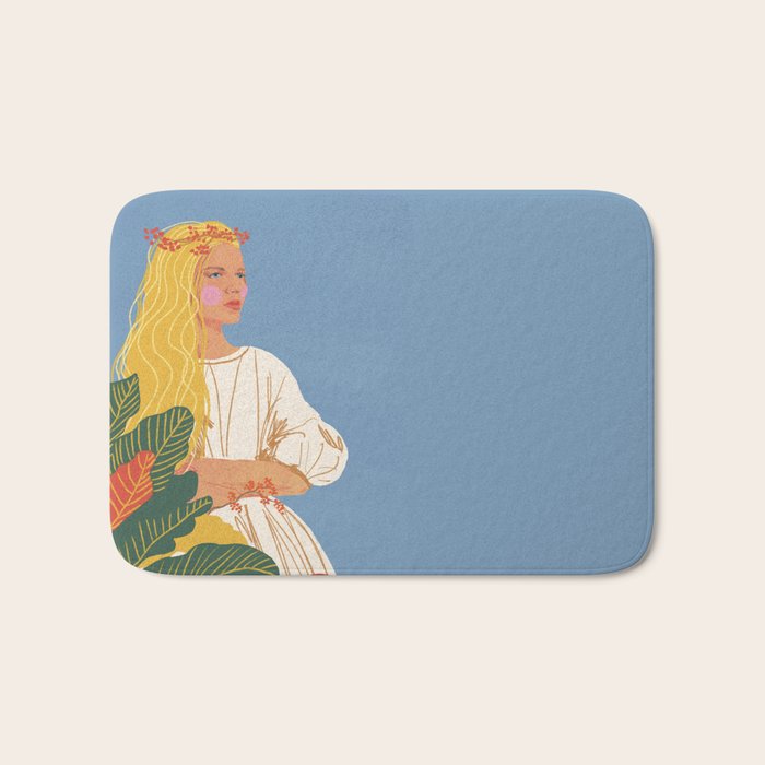 Her Name Is Courage Bath Mat Gallery Image 1