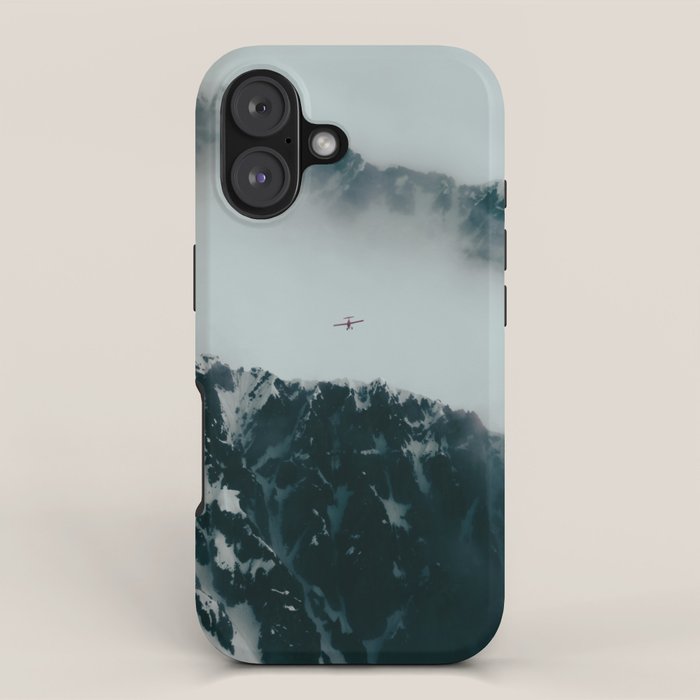 Flying Above Mountains iPhone Case Gallery Image 1