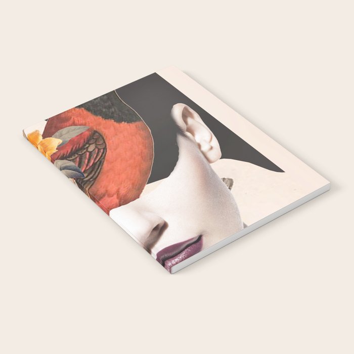 collage art / bird 2 Notebook Gallery Image 1