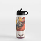 collage art / bird 2 Water Bottle Gallery Image 1