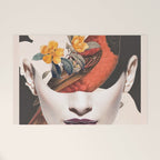 collage art / bird 2 Welcome Mat Gallery Image 1