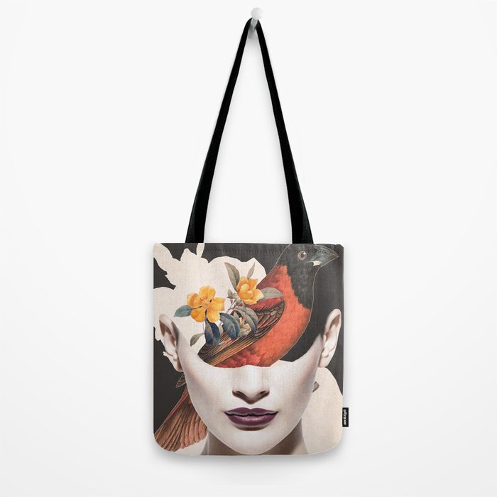 collage art / bird 2 Tote Bag Gallery Image 2