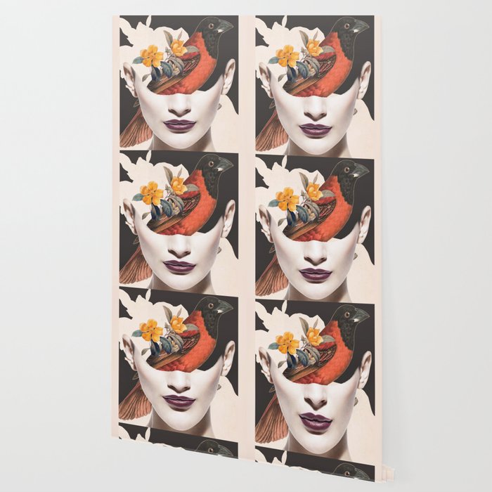 collage art / bird 2 Wallpaper Gallery Image 2