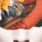 collage art / bird 2 Coffee Mug Gallery Image 2