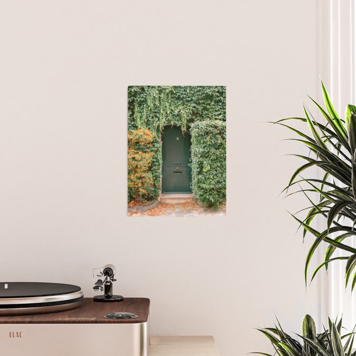 Montmartre Paris | The Ivy covered door Poster Gallery Image 2