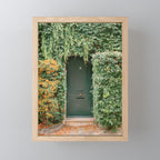 Montmartre Paris | The Ivy covered door Mini Art Print Gallery Image 1