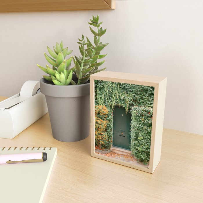 Montmartre Paris | The Ivy covered door Mini Art Print Gallery Image 2