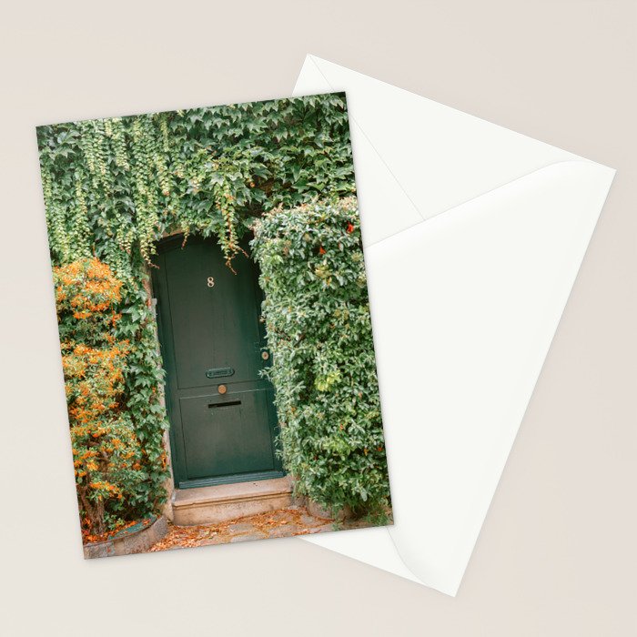 Montmartre Paris | The Ivy covered door Stationery Card Gallery Image 2