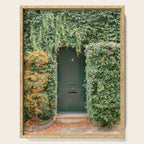 Montmartre Paris | The Ivy covered door Serving Tray Gallery Image 1