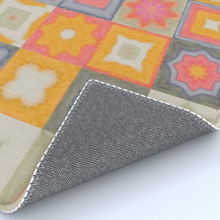 Watercolor Tiles Rug Gallery Image 4