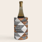 Urban Tribal Pattern No.12 - Aztec - Wood Wine Chiller Gallery Image 1