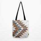 Urban Tribal Pattern No.12 - Aztec - Wood Tote Bag Gallery Image 2