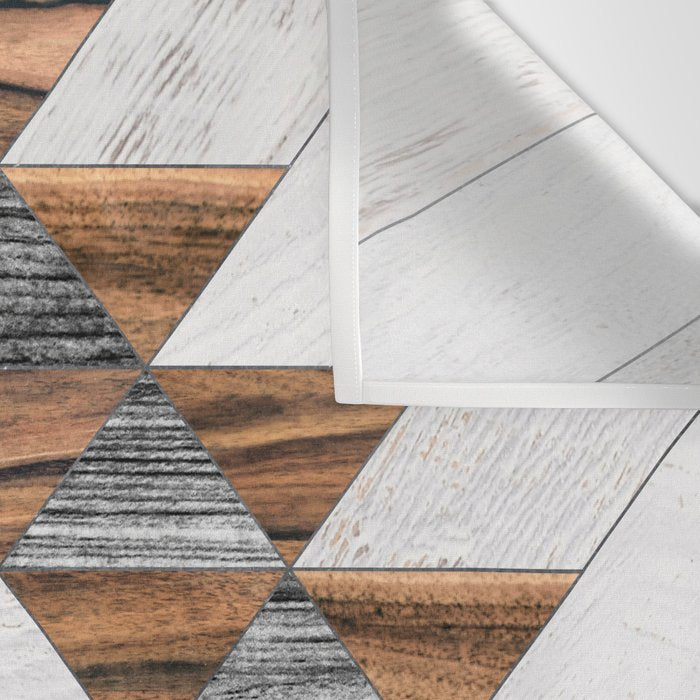 Urban Tribal Pattern No.12 - Aztec - Wood Wall Tapestry Gallery Image 3
