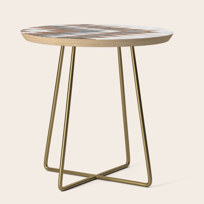 Urban Tribal Pattern No.12 - Aztec - Wood Side Table Gallery Image 1