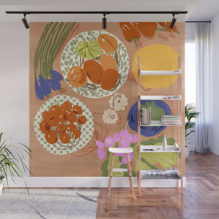 Vegetables Wall Mural Gallery Image 1
