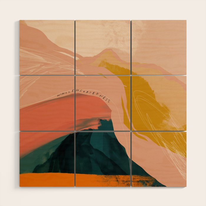"Wholeheartedness" Wood Wall Art Gallery Image 1