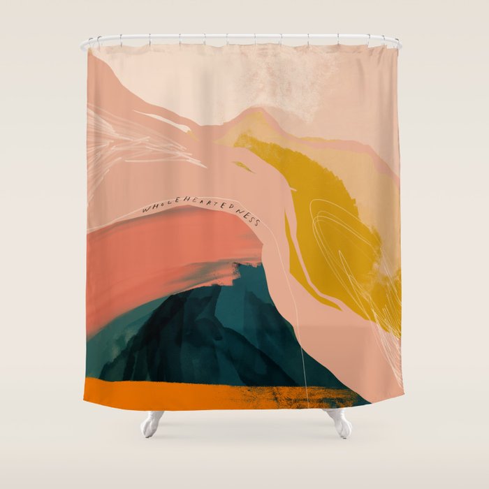 "Wholeheartedness" Shower Curtain Gallery Image 1
