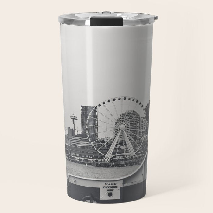 Seattle Waterfront Travel Mug Gallery Image 1