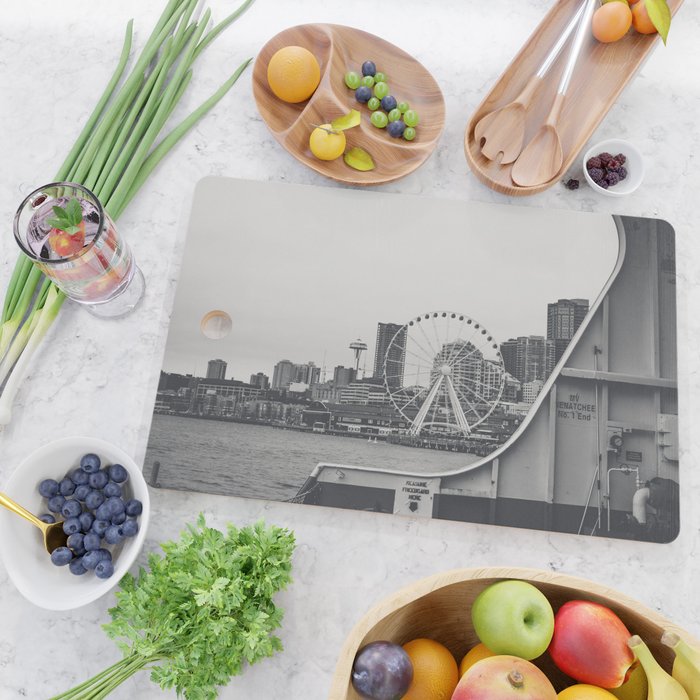 Seattle Waterfront Cutting Board Gallery Image 2