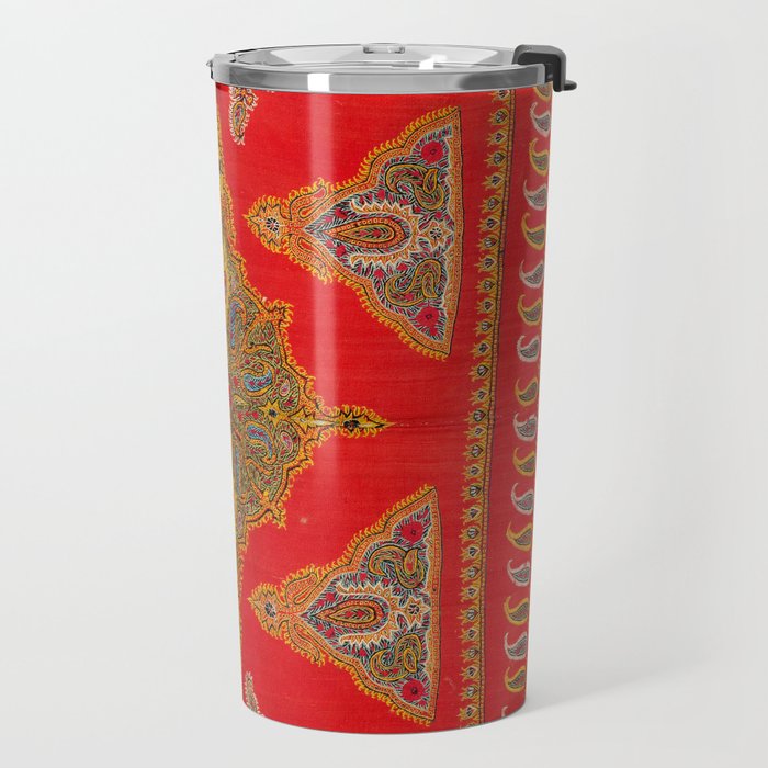 Kirman  Antique South Persian Embroidery Print Travel Mug Gallery Image 2