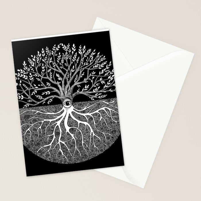 Druid Tree of Life Stationery Card Gallery Image 2