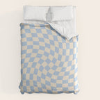 Check - Baby Blue Twist â Checkerboard Print Duvet Cover Gallery Image 6