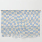Check - Baby Blue Twist â Checkerboard Print Wall Hanging Gallery Image 1