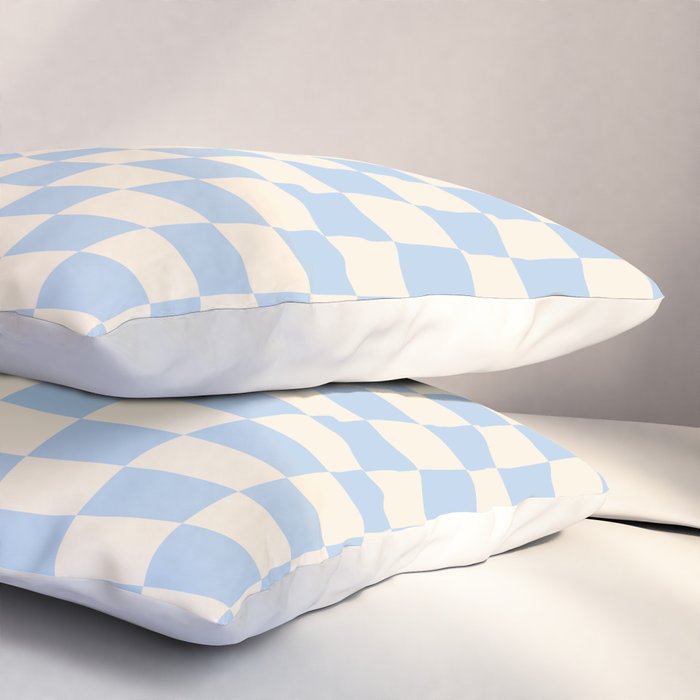 Check - Baby Blue Twist â Checkerboard Print Pillow Sham Gallery Image 3