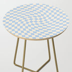 Check - Baby Blue Twist â Checkerboard Print Side Table Gallery Image 2