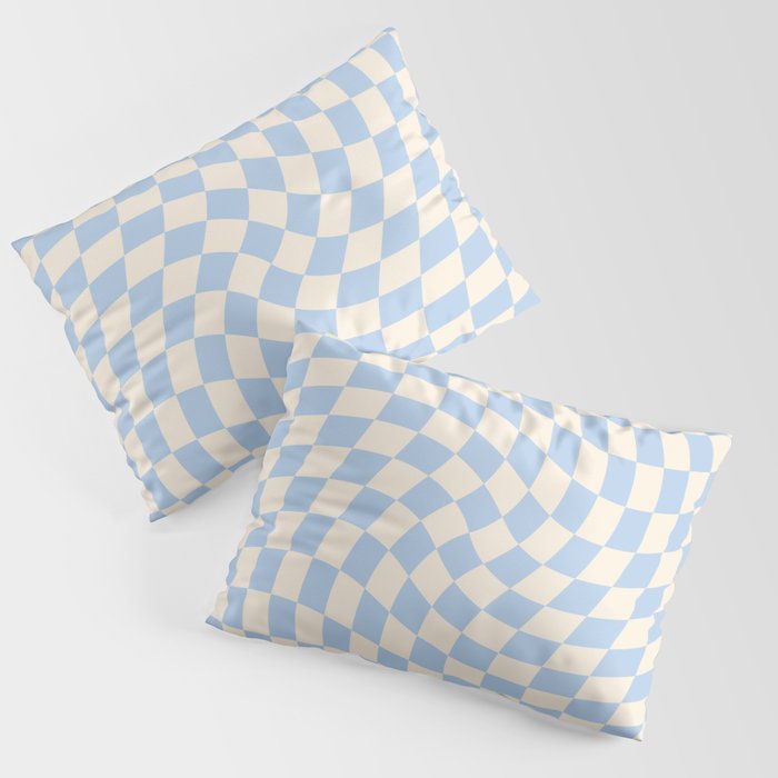 Check - Baby Blue Twist â Checkerboard Print Pillow Sham Gallery Image 1