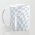 Check - Baby Blue Twist â Checkerboard Print Coffee Mug Gallery Image 3