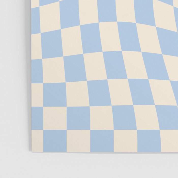 Check - Baby Blue Twist â Checkerboard Print Poster Gallery Image 3