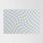 Check - Baby Blue Twist â Checkerboard Print Rug Gallery Image 2